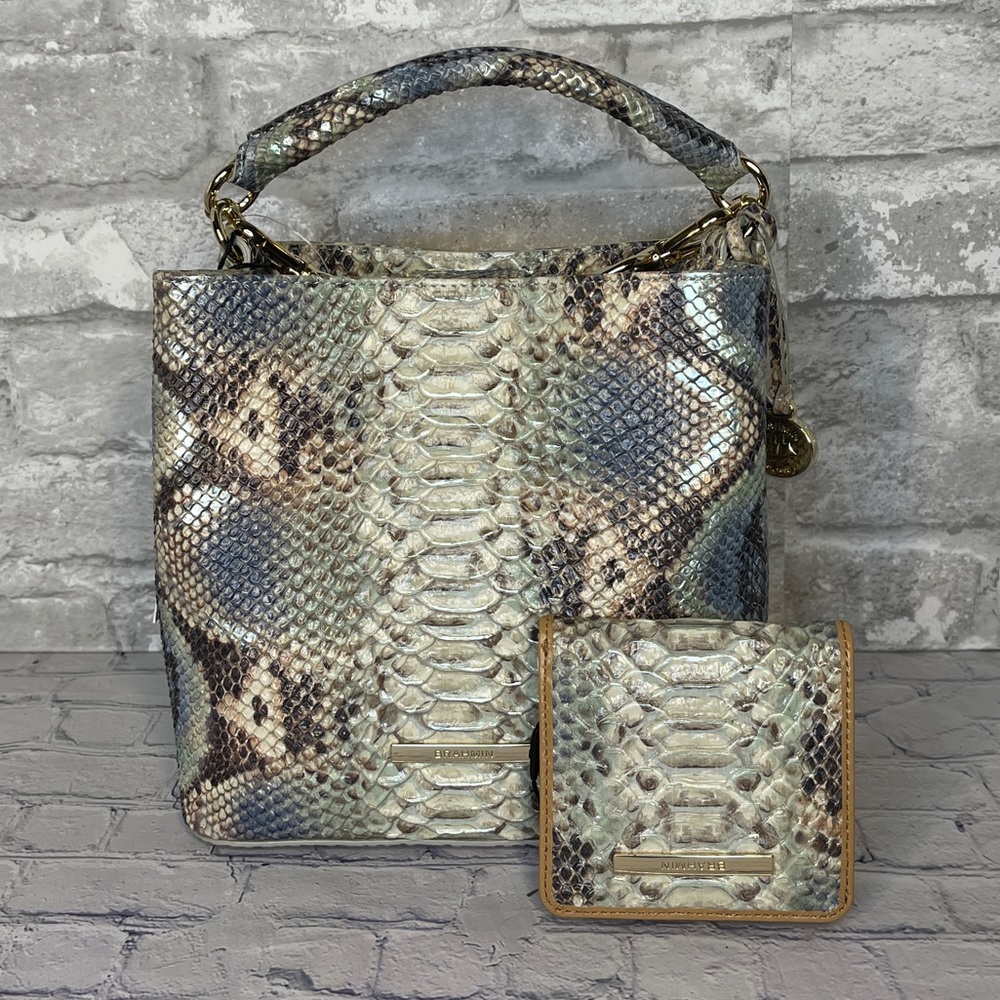 Brahmin Mini Amelia in Haven Roxanne SET, NWT!